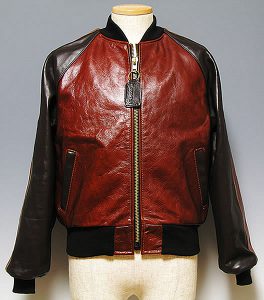 Single leather jacket
